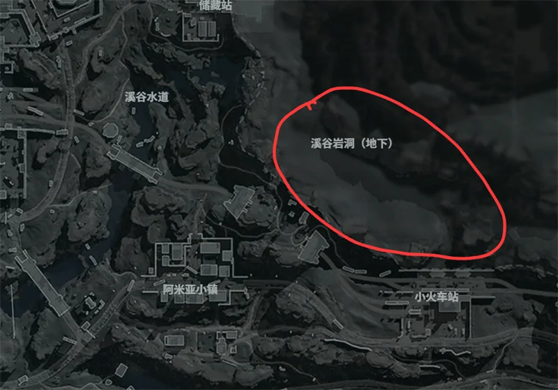 溪谷岩洞