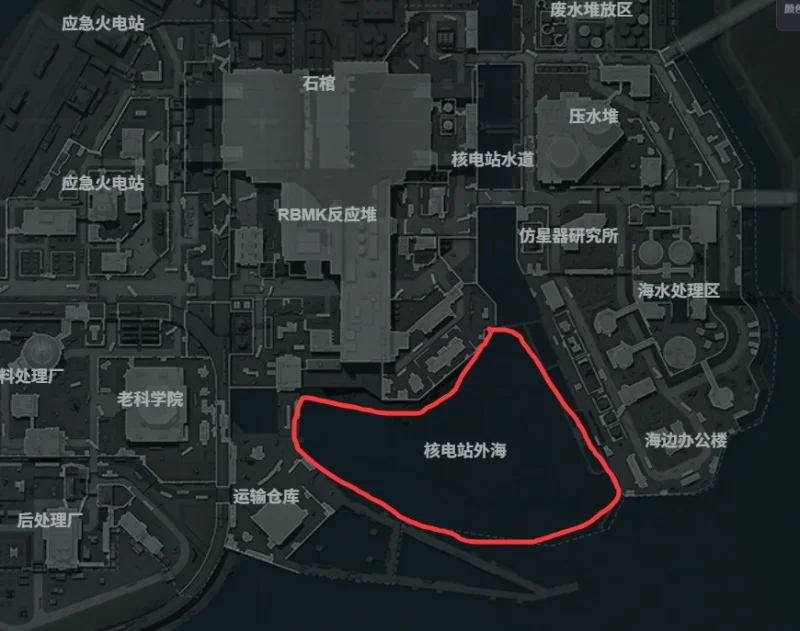 核电站外海